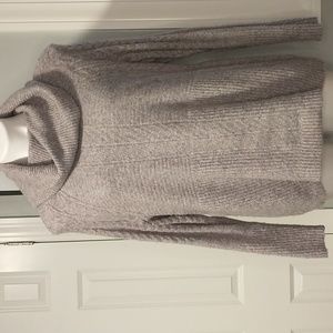 Liz Claiborne_Turtleneck knitted sweater_Purple_Large Petite